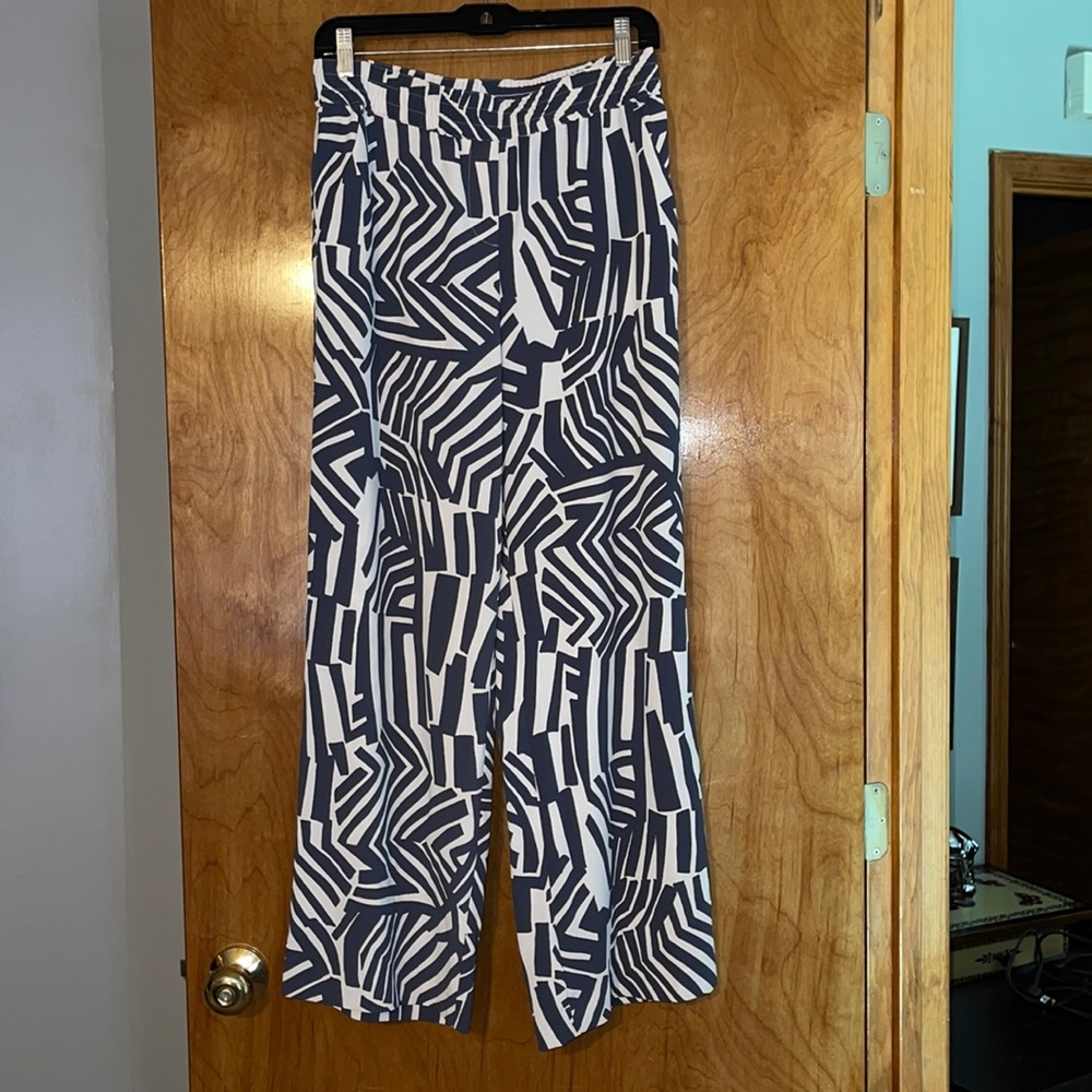 Geometric print LOFT pants